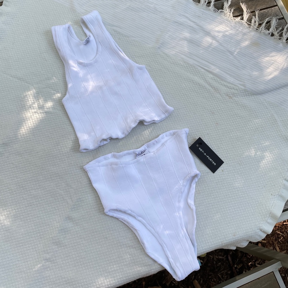 Hunza G white bikini